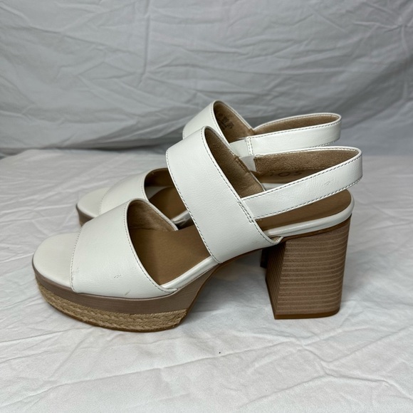 Soul Naturalizers Holly Platform Elegant White Women's Sandals size 9.5M - Picture 6 of 8
